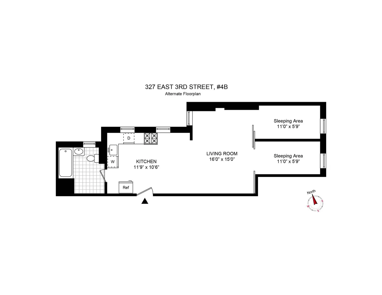 $550,000 | 327 East 3rd Street, Unit 4B | East Village