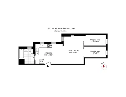 $550,000 | 327 East 3rd Street, Unit 4B | East Village