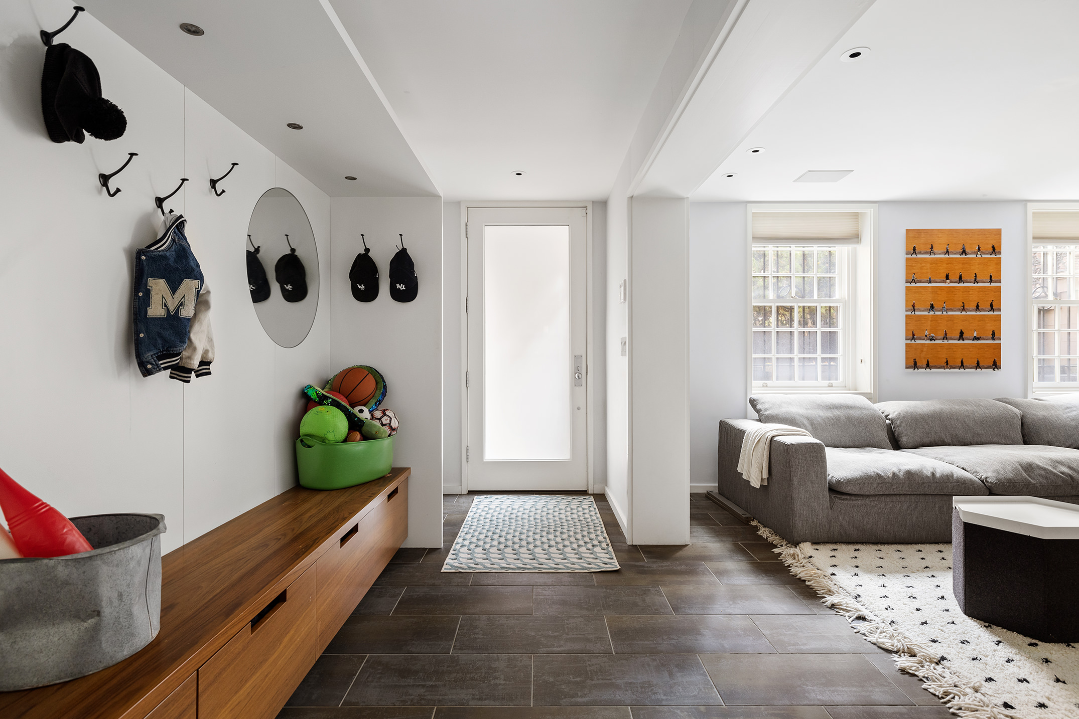 104 Willow Street Brooklyn, NY 11201 - Photo 22 of 27 a living room with furniture and a gate