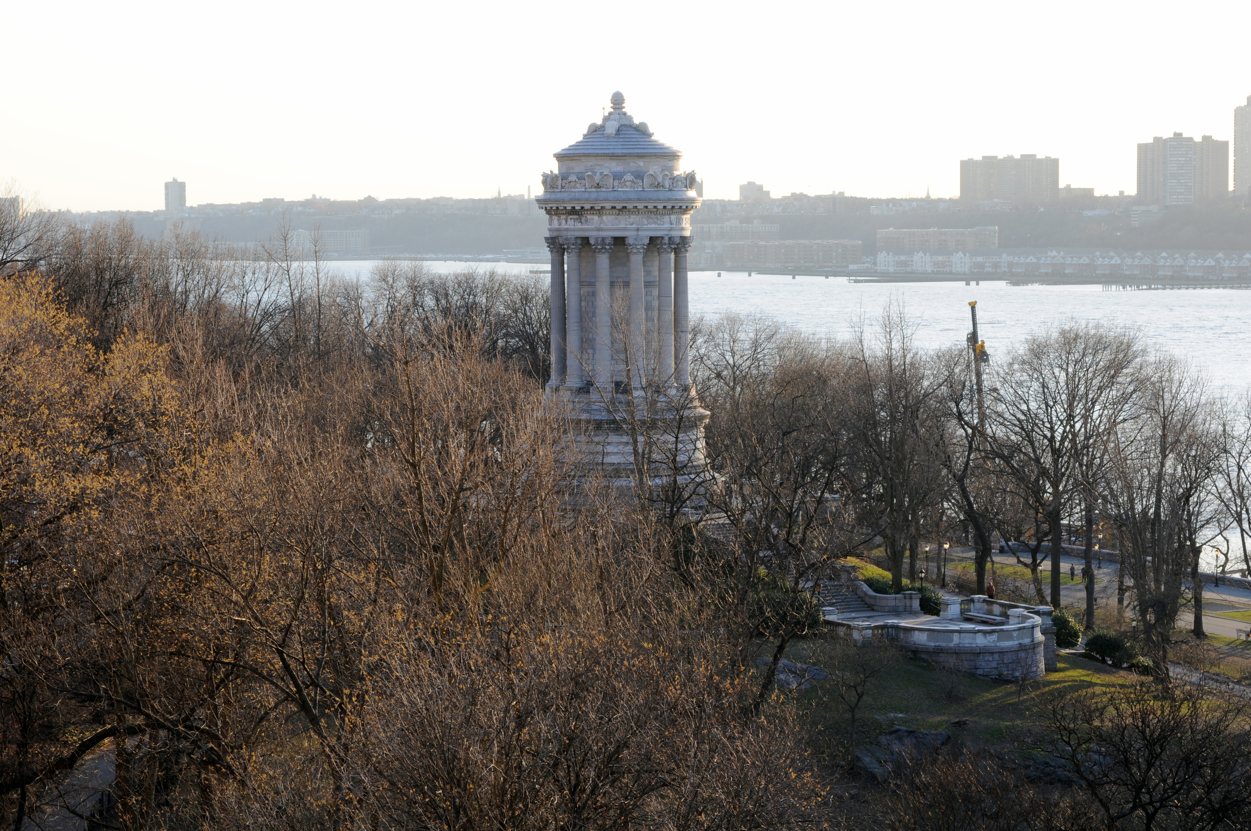 194 Riverside Drive, Unit 5C/6C Manhattan, NY 10025 - Photo 25 of 26 a view of a lake with a yard and large trees