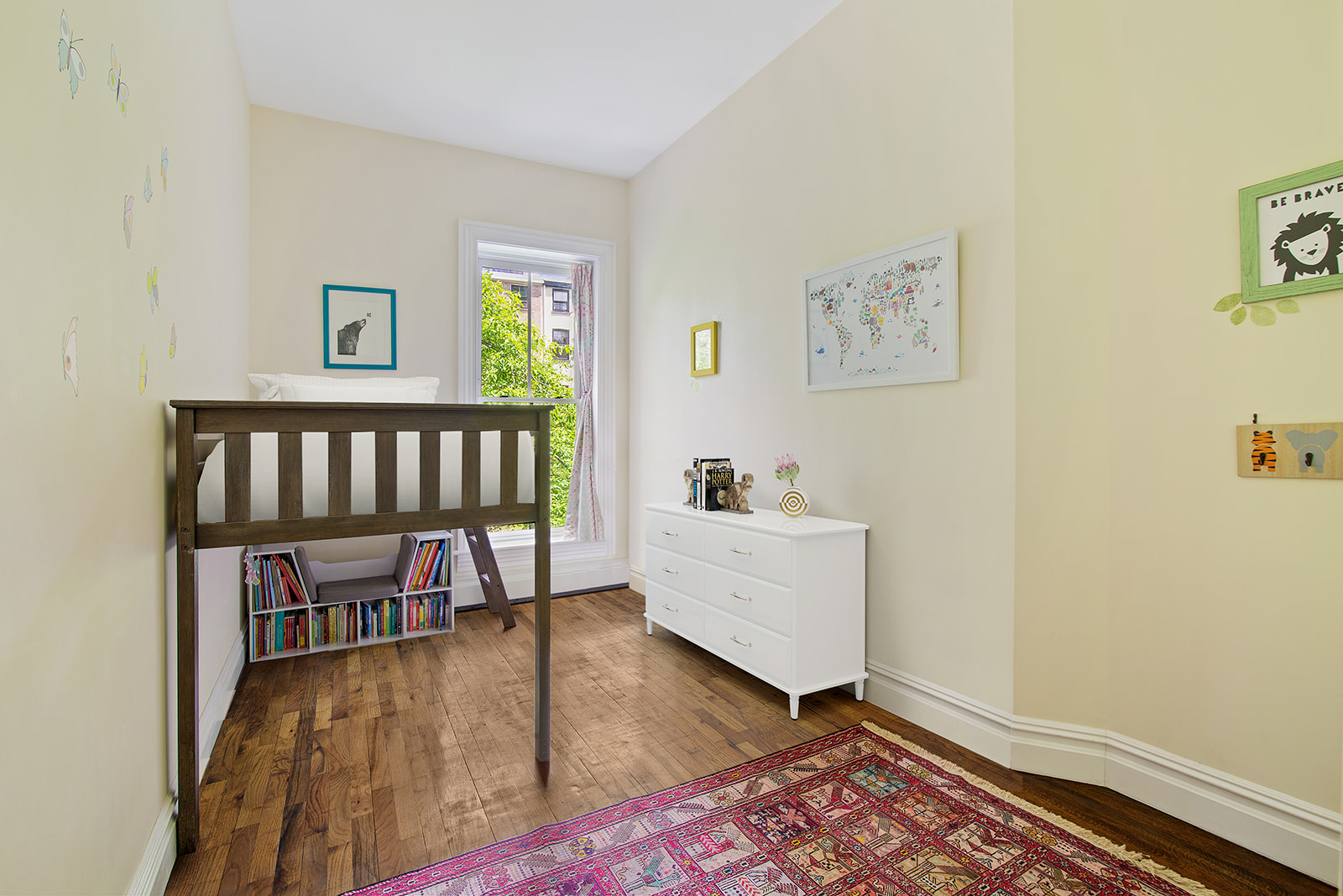143 Bergen Street, Unit 201 Brooklyn, NY 11217 - Photo 7 of 10 a living room with furniture and a wooden floor