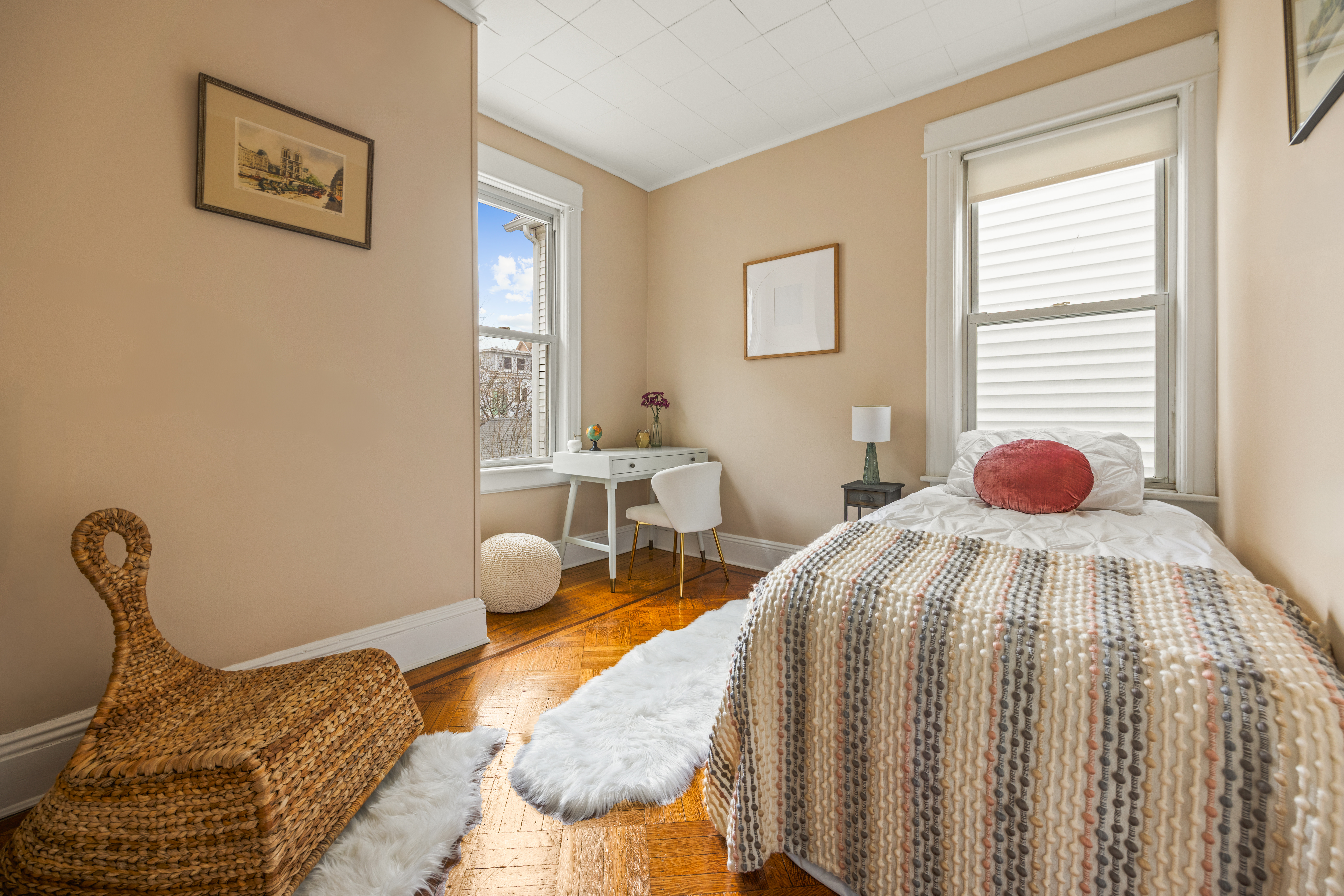 314 Sherman Street Brooklyn, NY 11218 - Photo 9 of 20 a bedroom with a bed and window