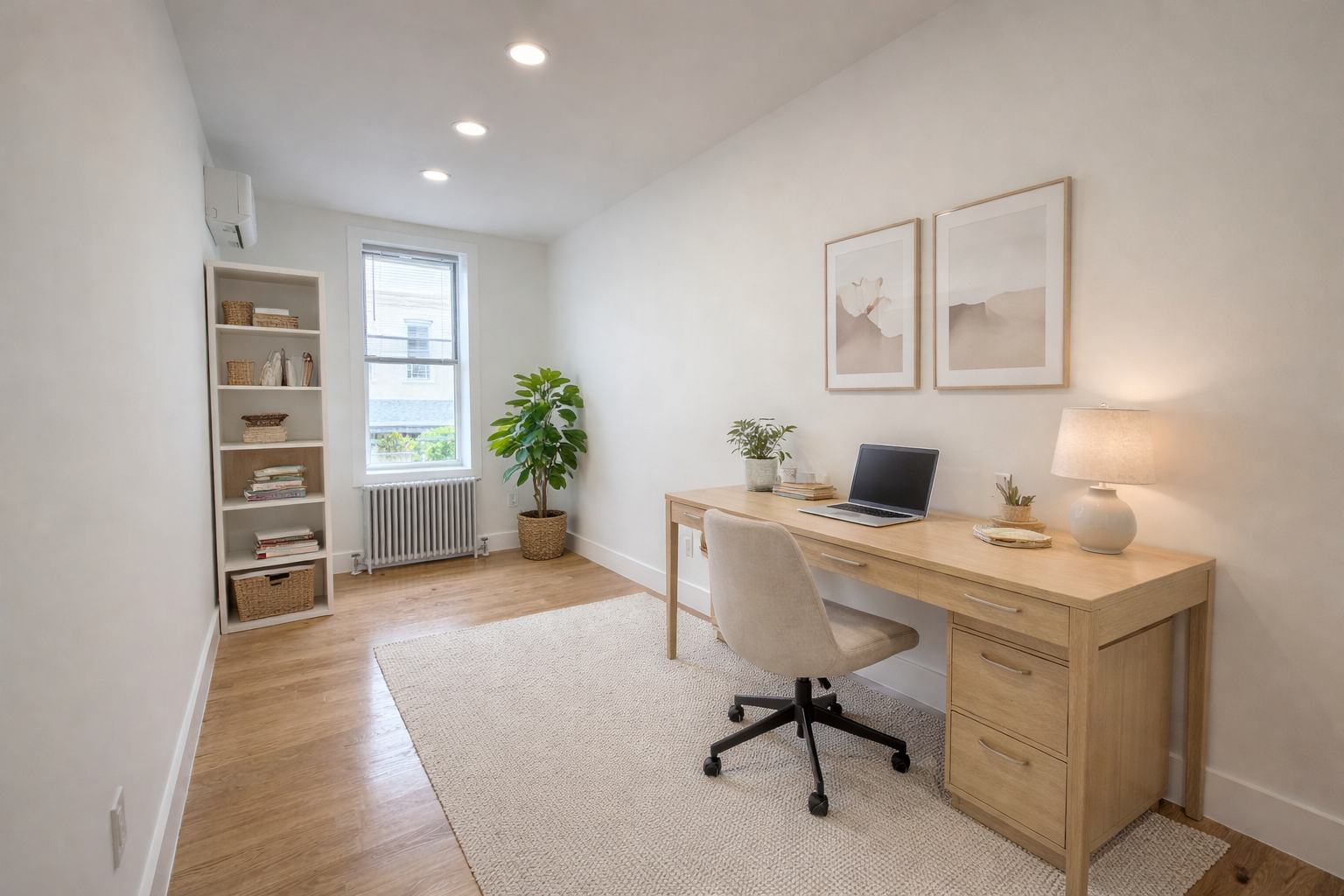 18-61 Dekalb Avenue, Unit 1 Queens, NY 11385 - Photo 9 of 12 a workspace with furniture and window