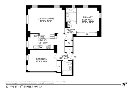 $2,250,000 | 201 West 16th Street, Unit 7A | Chelsea