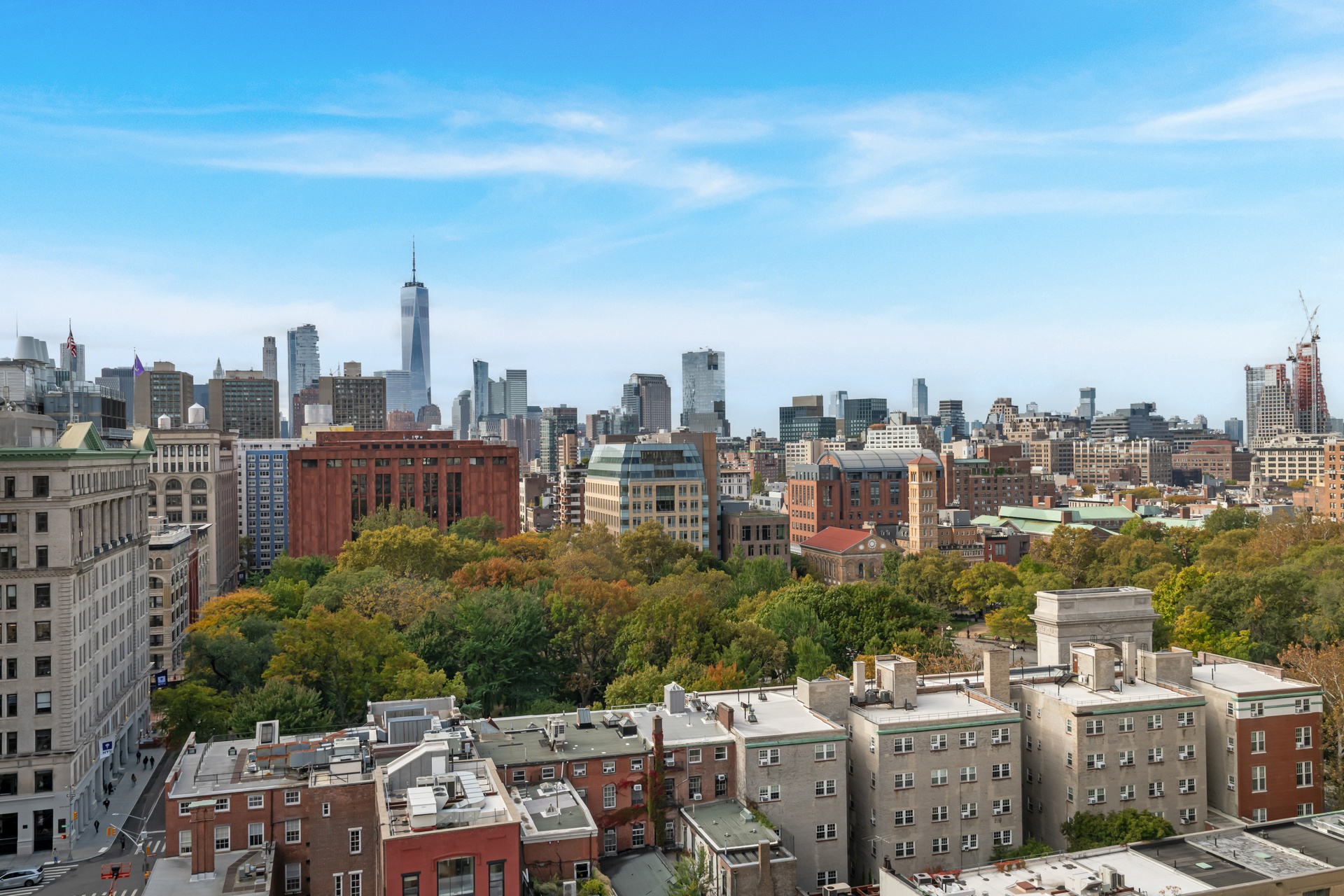20 East 9th Street, Unit 18E Manhattan, NY 10003 - Photo 4 of 40 a view of a city with tall buildings