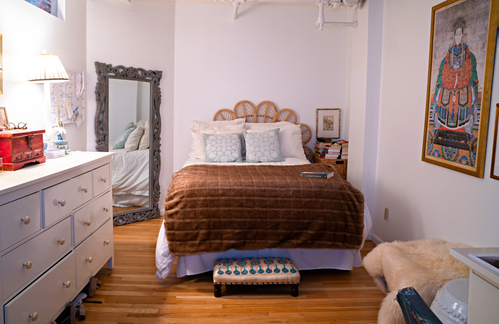 107 West 26th Street, Unit 4 Manhattan, NY 10001 - Photo 9 of 14 a bedroom with a bed and cabinets