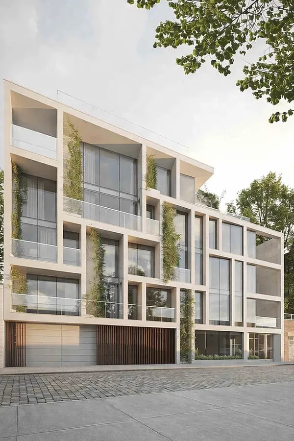 a view of a large building