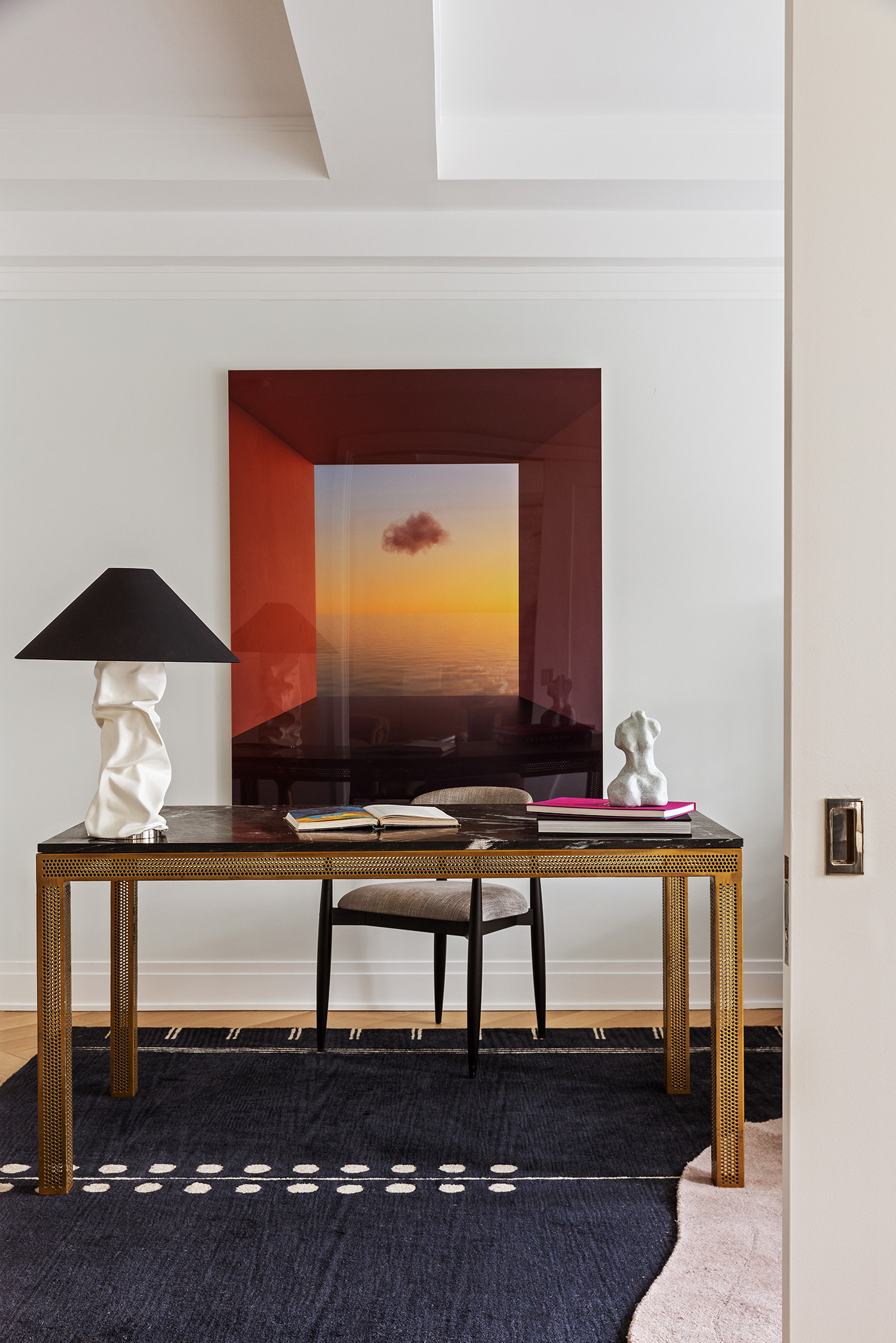 360 Central Park West, Unit 2B Manhattan, NY 10025 - Photo 7 of 23 a living room with furniture and a flat screen tv