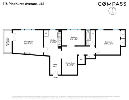 $650,000 | 116 Pinehurst Avenue, Unit J41 | Hudson Heights