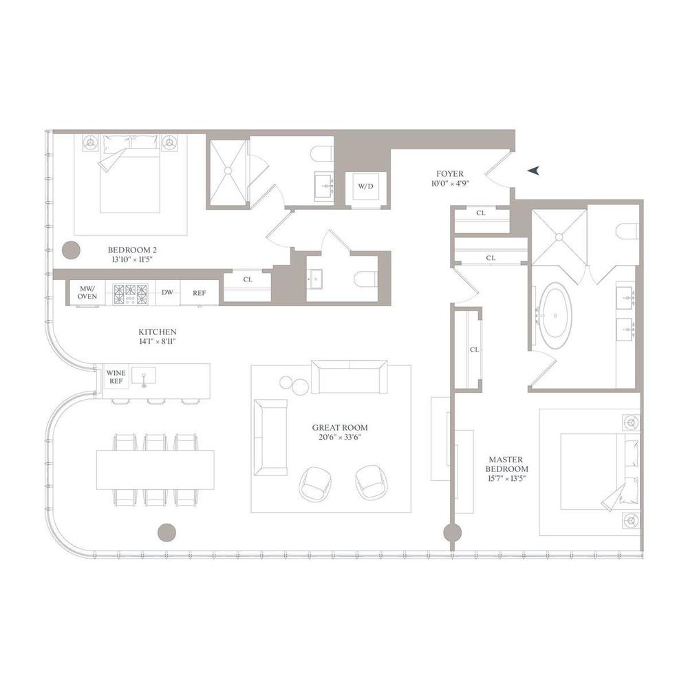 565 Broome Street, Unit S8C Manhattan, NY 10013 - Photo 24 of 24 a picture of a bench in the front