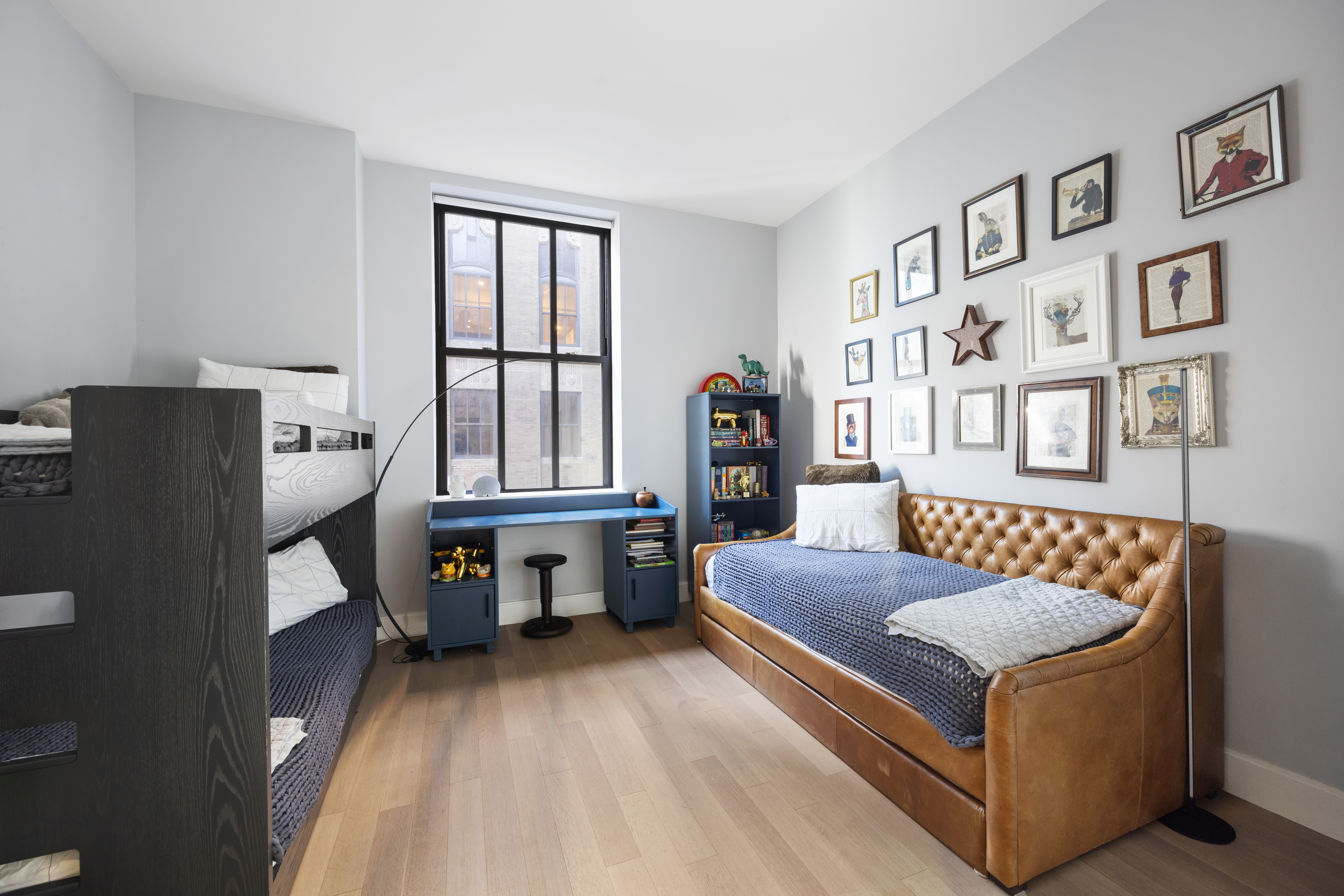 100 Barclay Street, Unit 16G Manhattan, NY 10007 - Photo 14 of 28 a bedroom with furniture and a window