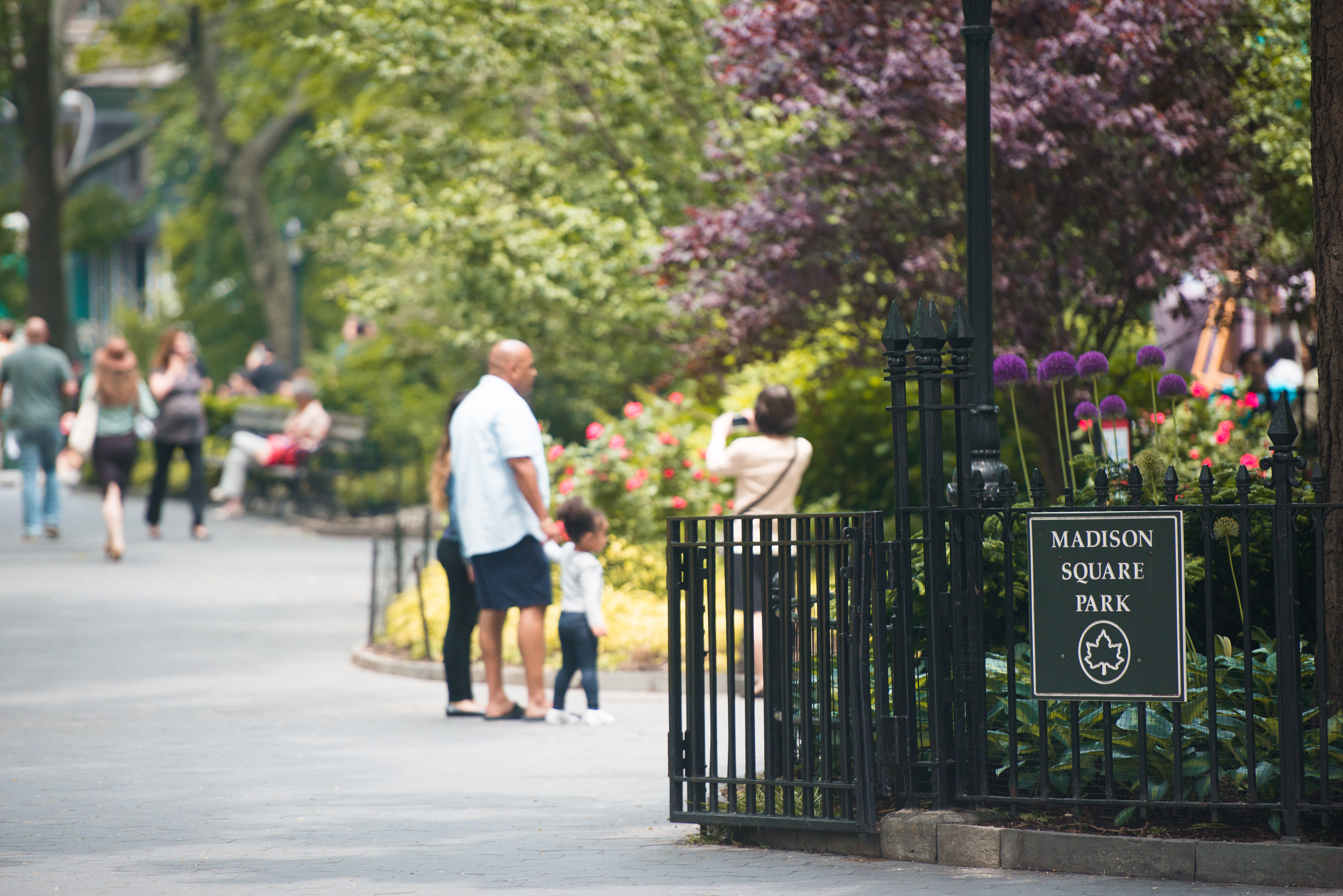 148 East 24th Street, Unit 4C Manhattan, NY 10010 - Photo 13 of 15 a group of people sitting in a yard in front of a house