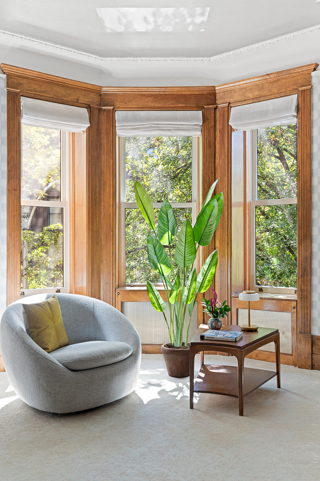 623 2nd Street Brooklyn, NY 11215 - Photo 12 of 26 a living room with furniture and a potted plant