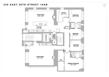 $3,250,000 | 230 East 50th Street, Unit 10AB | Midtown East