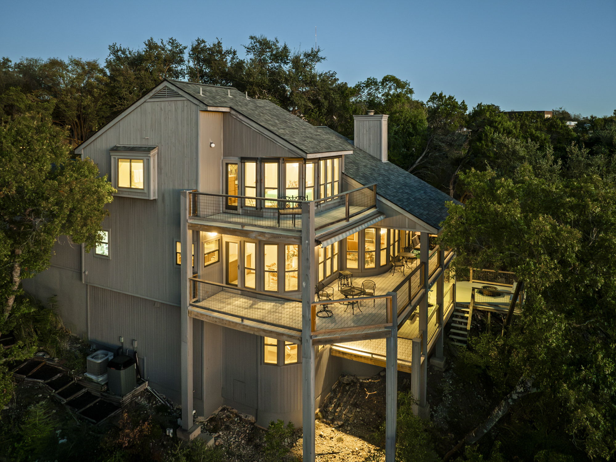 1605 The High Road Austin, TX 78746 - Photo 42 of 45 a front view of a house