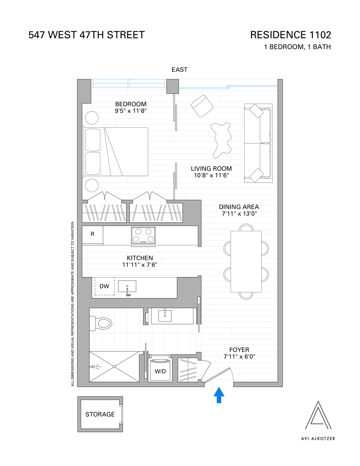547 West 47th Street, Unit 1102 Manhattan, NY 10036 - Photo 19 of 19 unknown