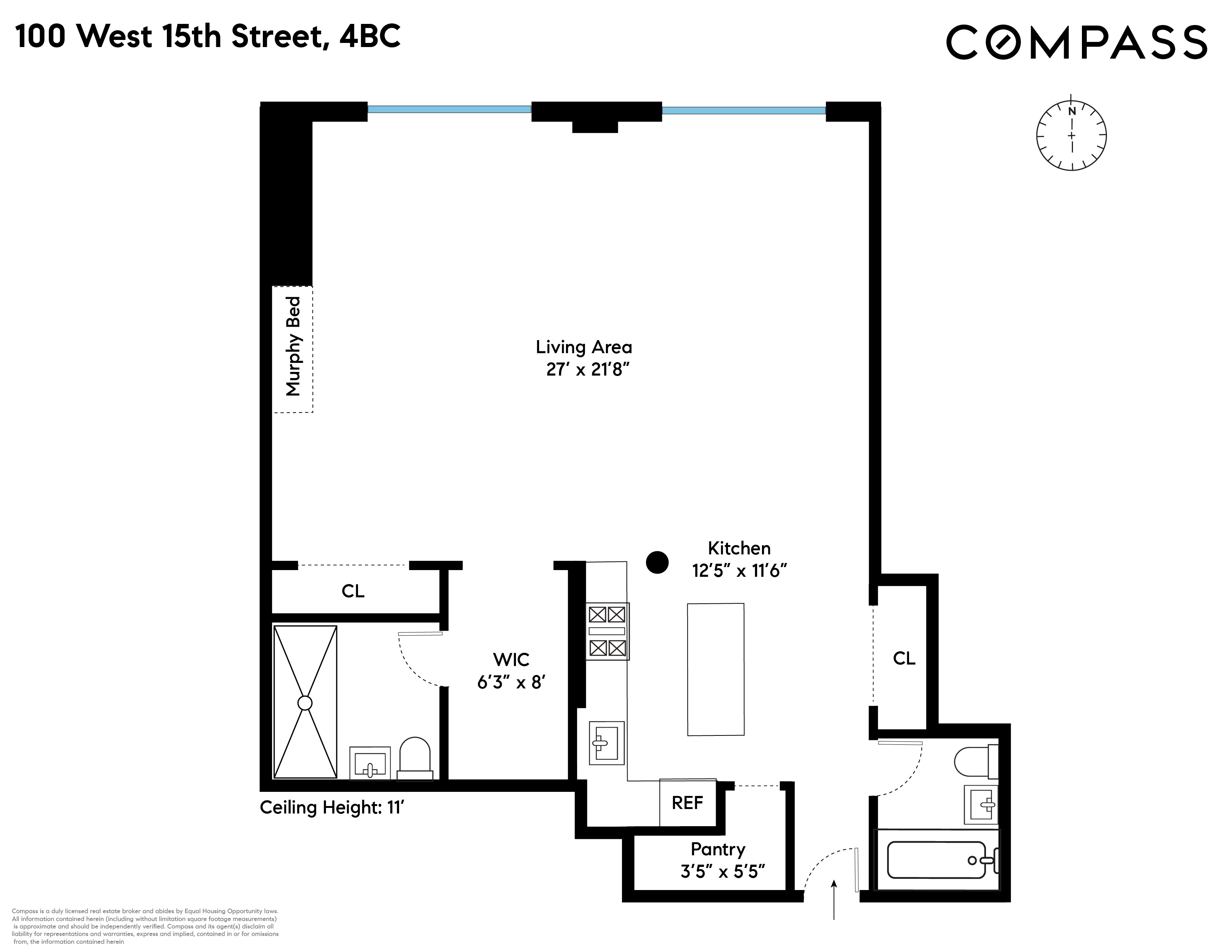 100 West 15th Street, Unit 4BC Manhattan, NY 10011 - Photo 8 of 9 Gallery Image 8