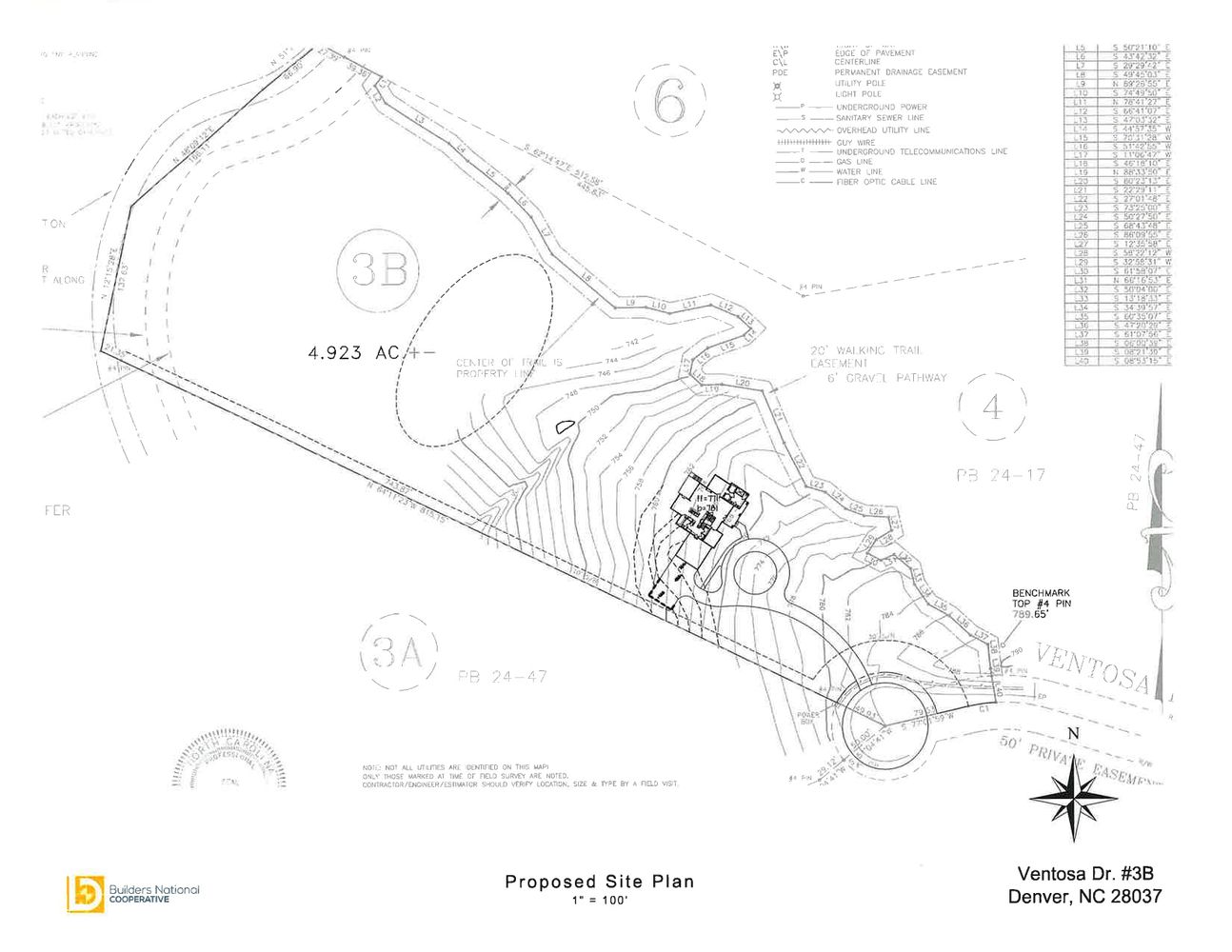 a view of a green field with lots of bushes