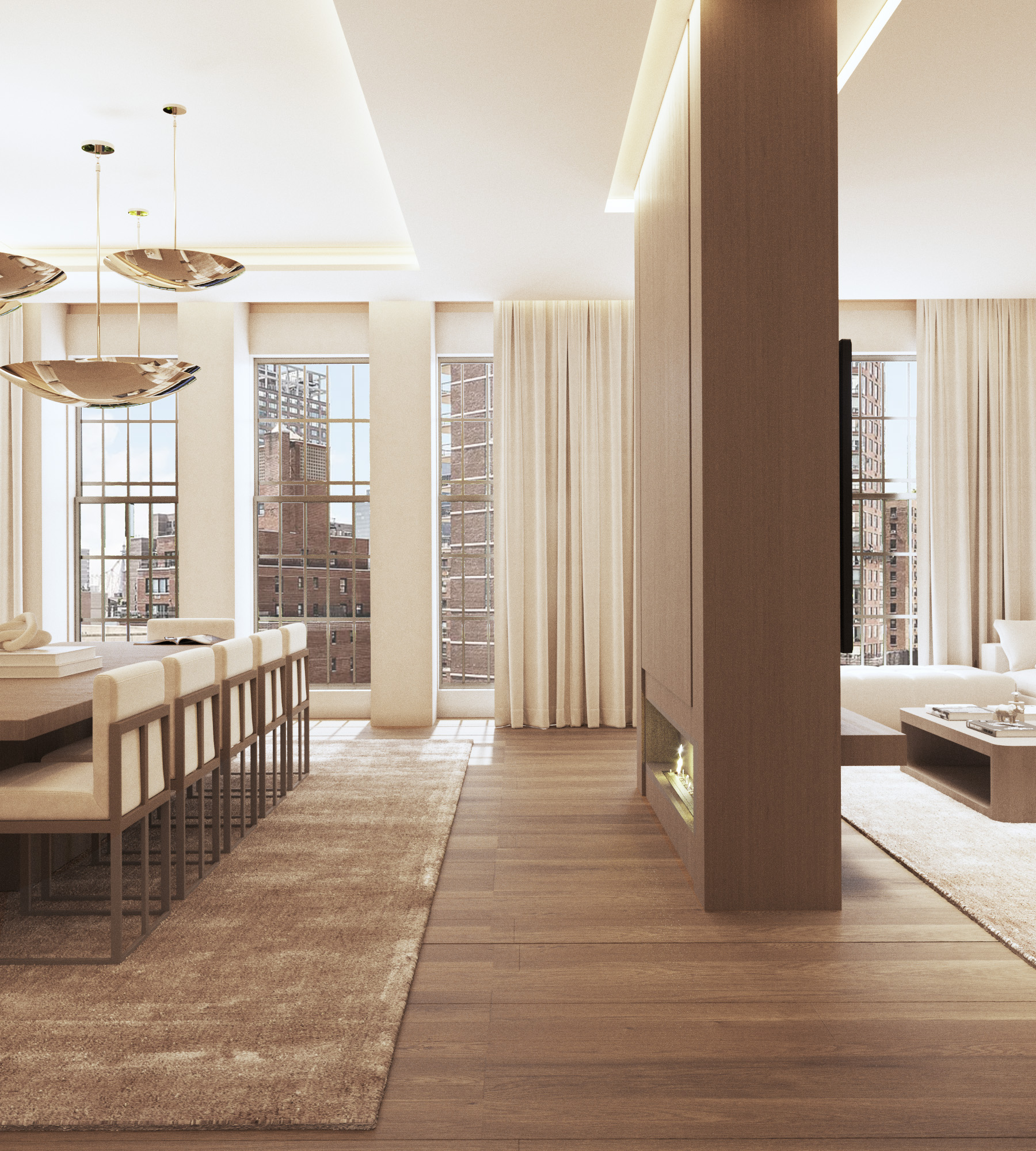 45 East 66th Street, Unit 4NW Manhattan, NY 10065 - Photo 2 of 29 an empty room with windows