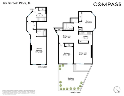 $1,375,000 | 195 Garfield Place, Unit 1L | Park Slope
