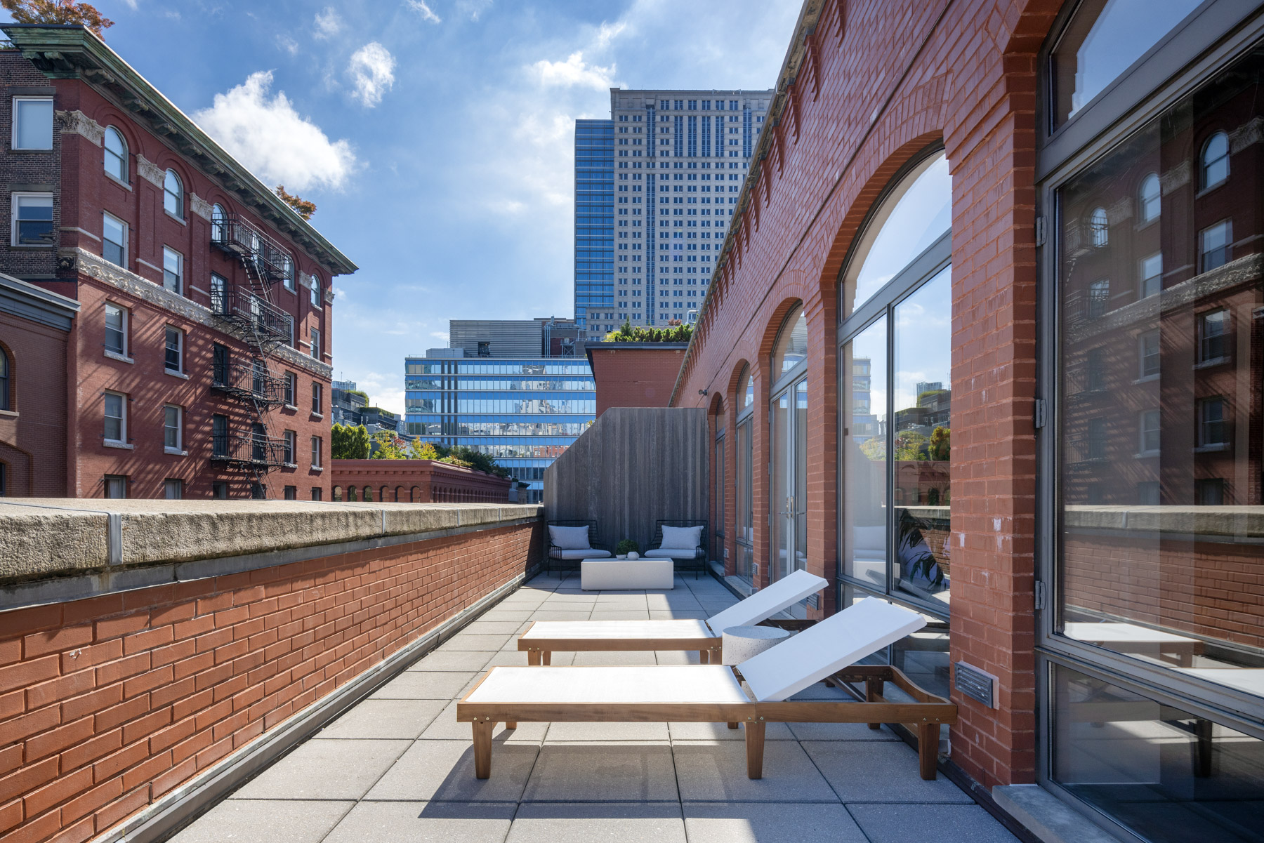 92 Laight Street, Unit PHC Manhattan, NY 10013 - Photo 2 of 16 a view of balcony with patio