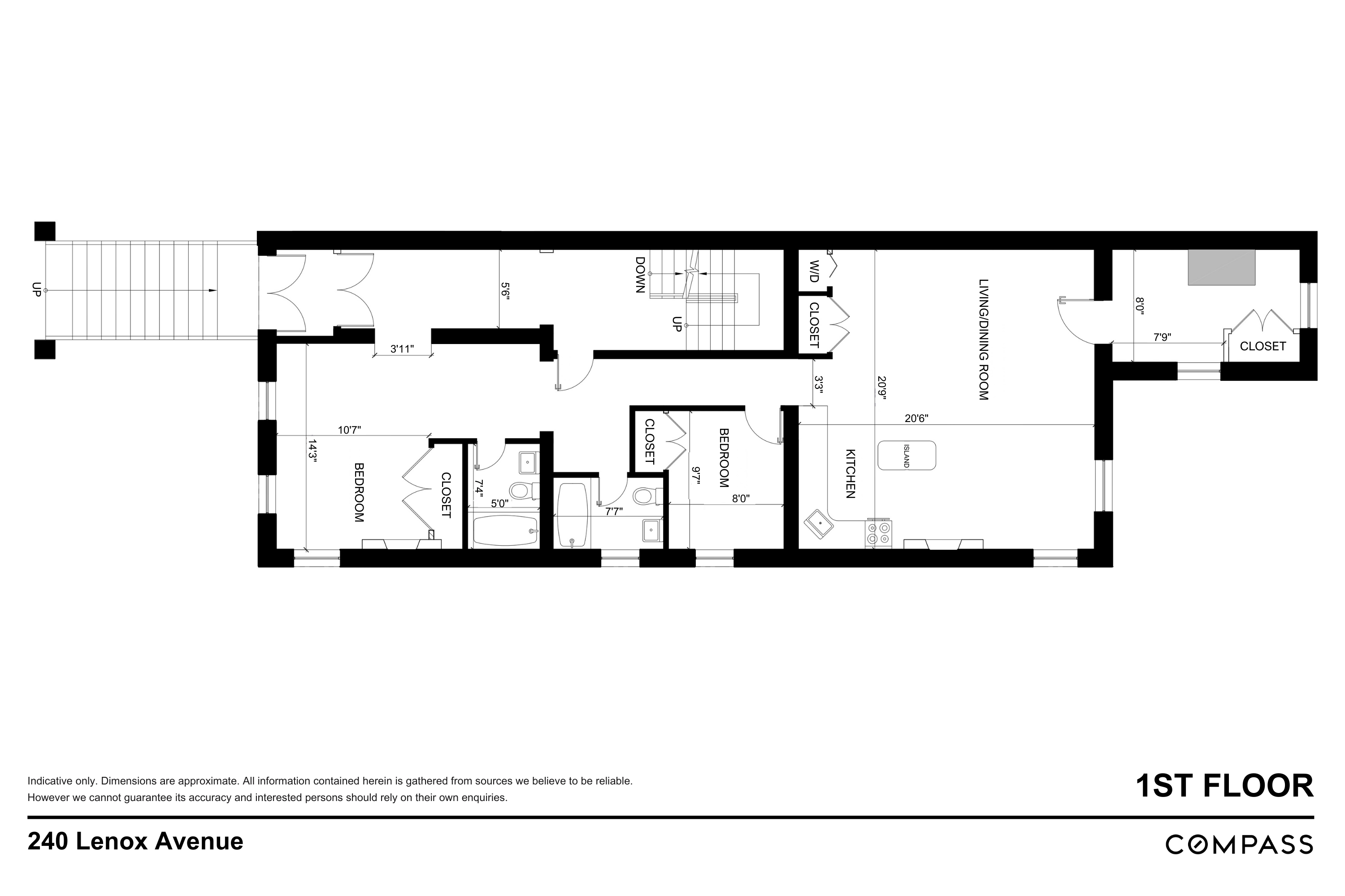 240 Lenox Avenue Manhattan, NY 10027 - Photo 4 of 7 a picture of a black and white photo