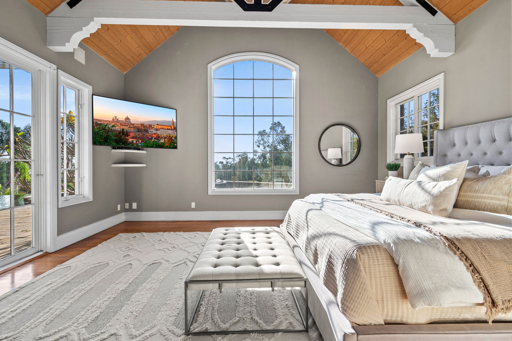 Dove Hollow Road Encinitas, CA 92024 - Photo 8 of 16 a bedroom with a bed and a window