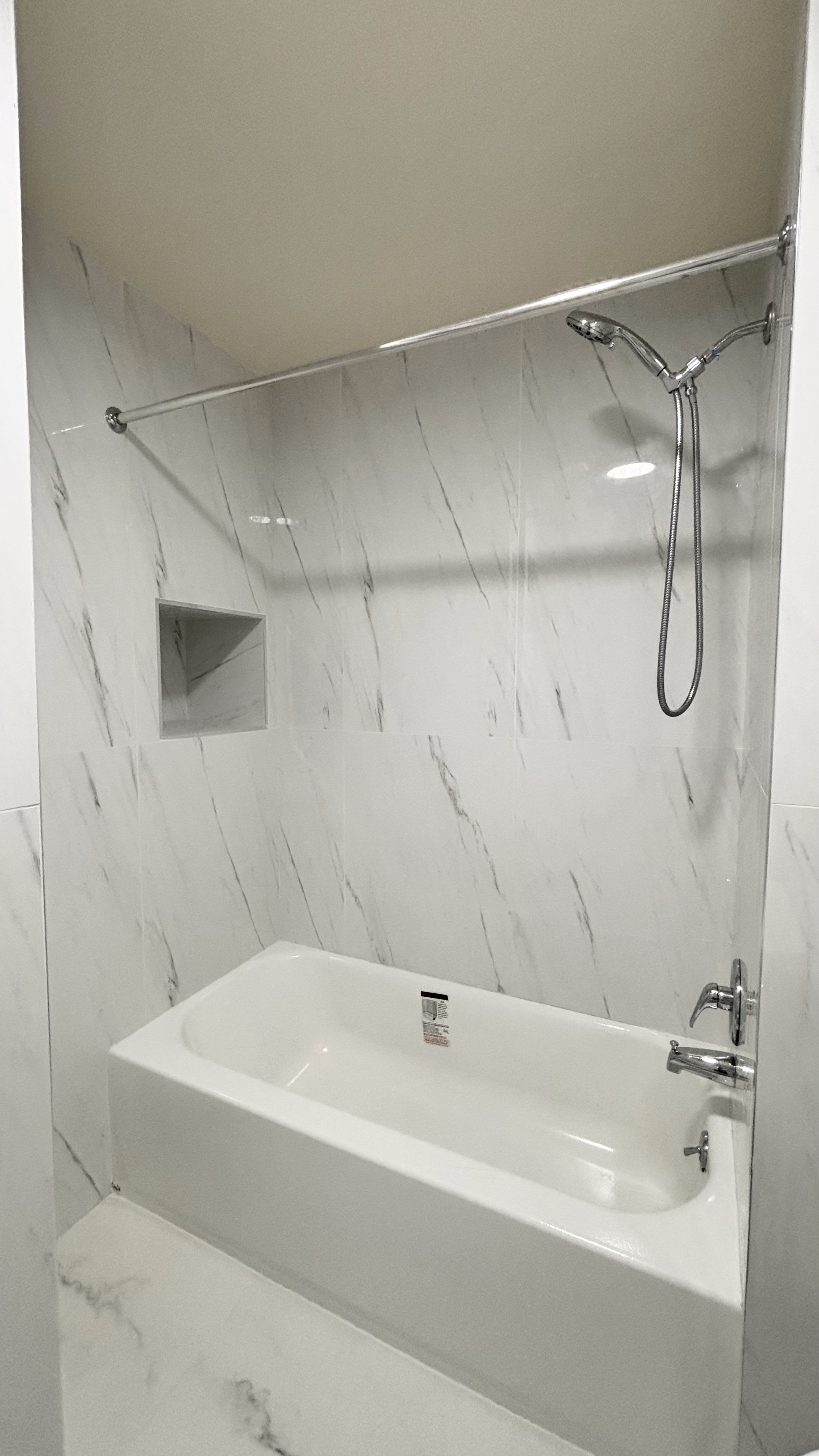 74 Himrod Street, Unit 2 Brooklyn, NY 11221 - Photo 16 of 16 a bathroom with a shower and a bath tub