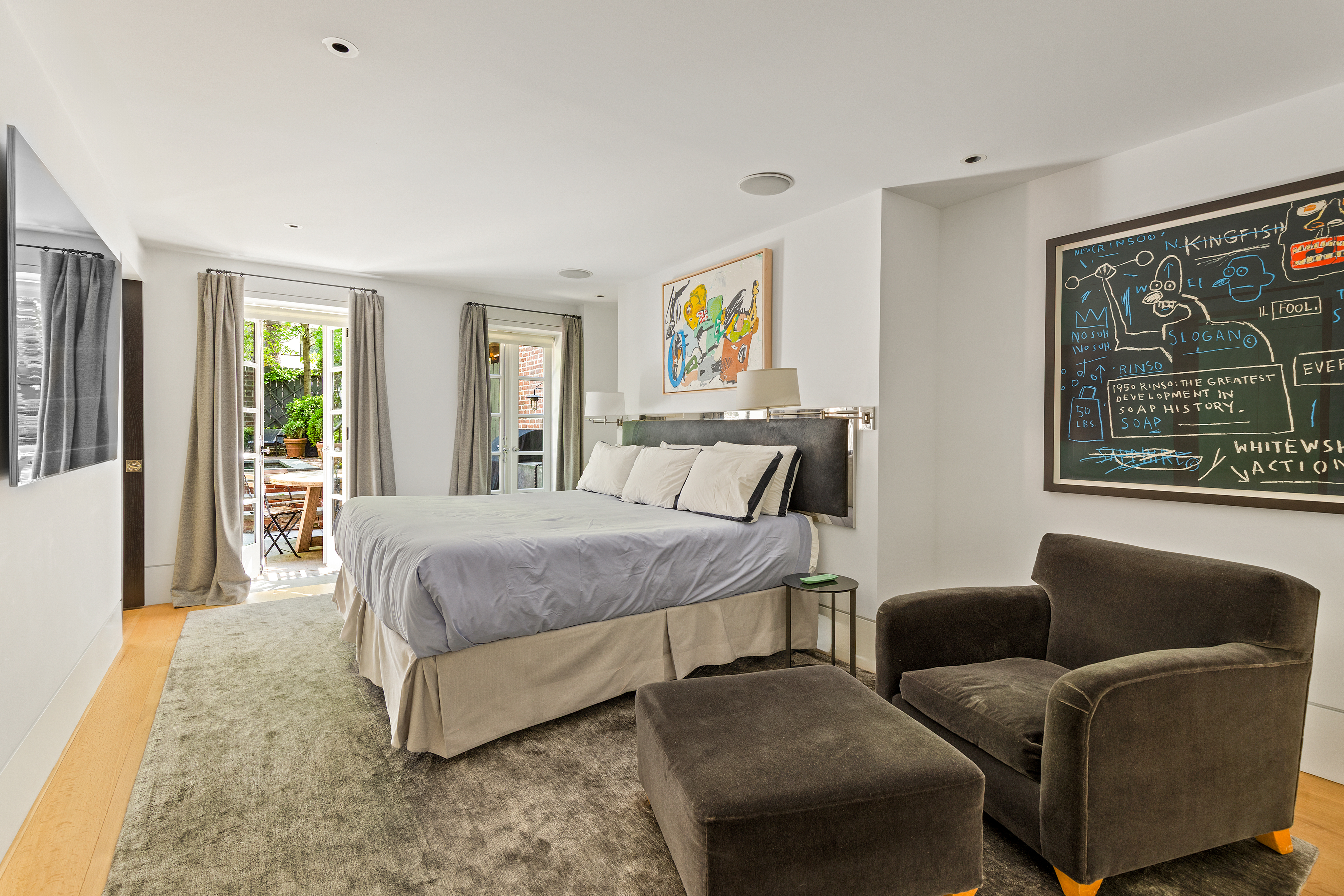 315 Adelphi Street Brooklyn, NY 11205 - Photo 18 of 31 a bedroom with a bed couch and window