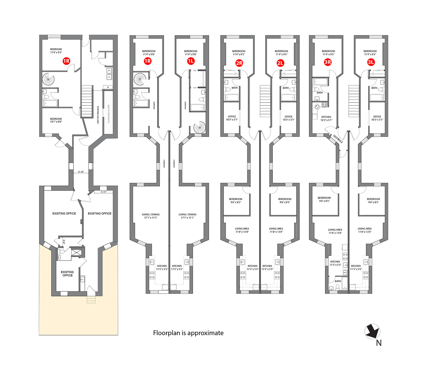 199 Java Street Brooklyn, NY 11222 - Photo 32 of 32 a living room with furniture and baby bed