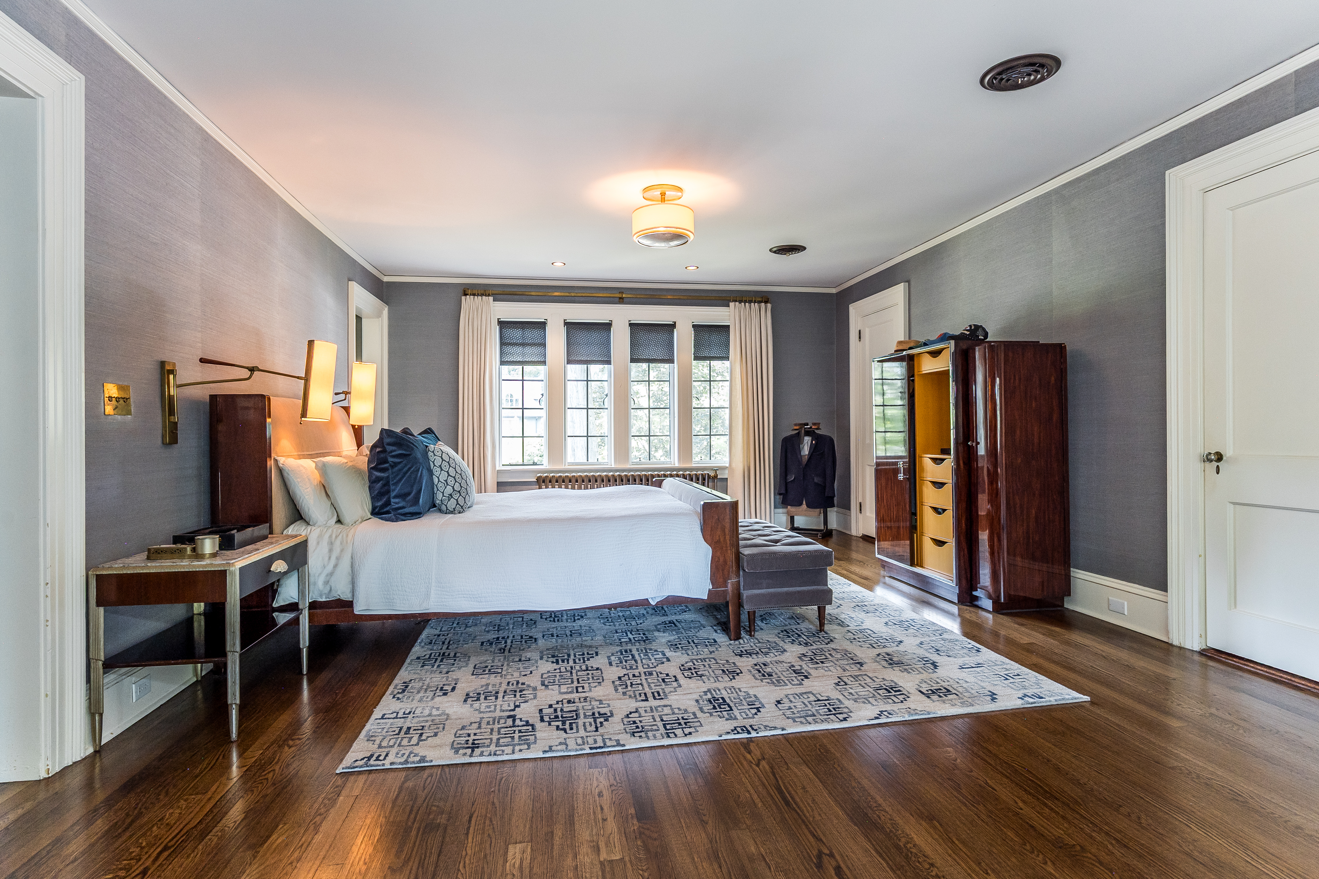 85 Clinton Avenue Montclair, NJ 07042 - Photo 37 of 65 a living room with furniture and a flat screen tv