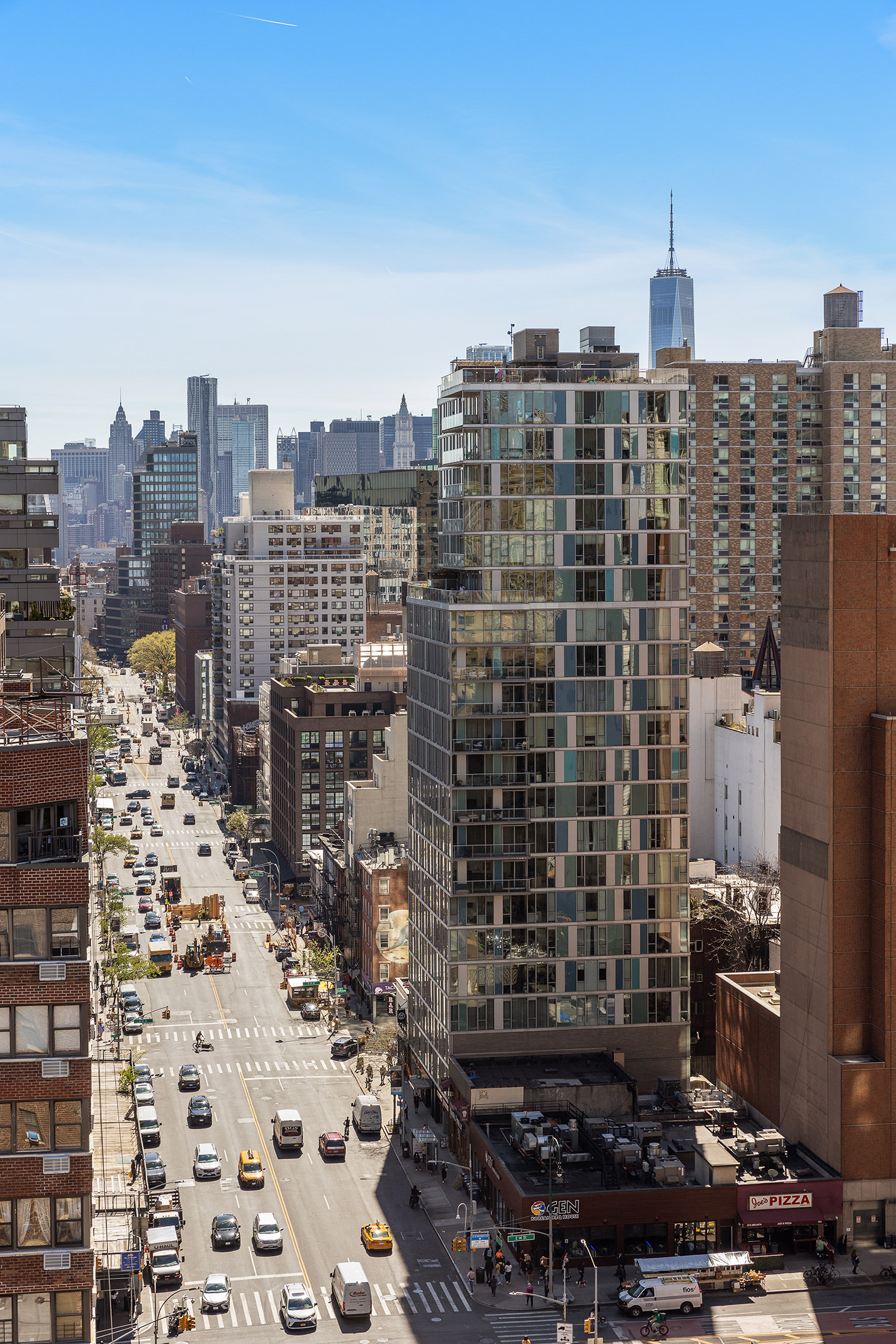 200 East 16th Street, Unit 19D Manhattan, NY 10003 - Photo 13 of 14 a city view with tall buildings