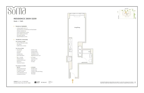 $4,295 | 25 Water Street, Unit 2609 | Financial District