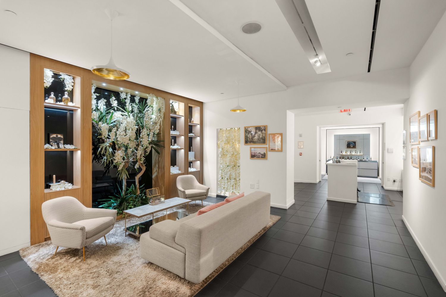 1 Central Park South, Unit 1336 Manhattan, NY 10019 - Photo 14 of 21 a living room with furniture and a large window