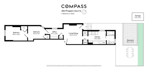 $925,000 | 456 Prospect Avenue, Unit 1L | Park Slope