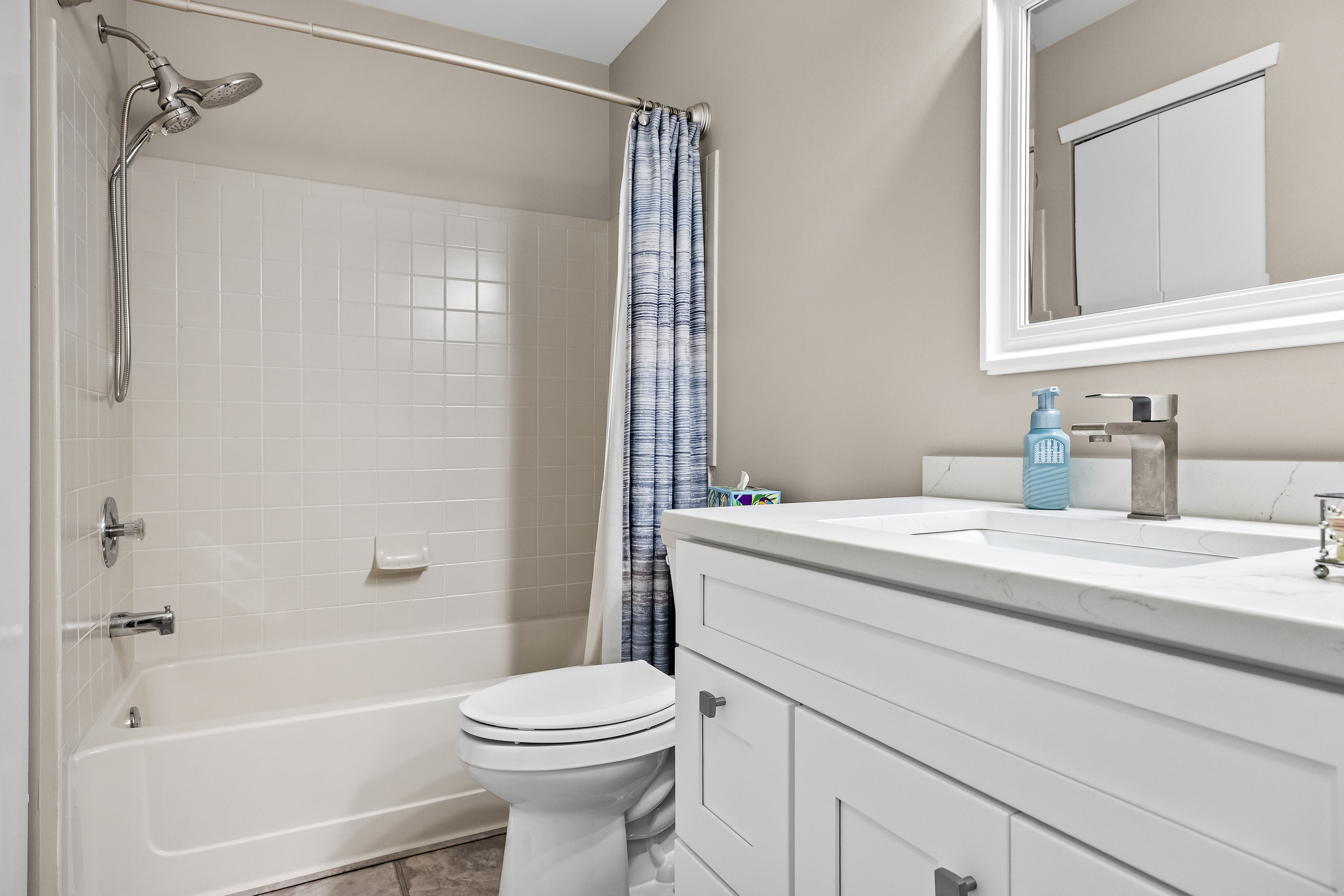 1007 A Yarmouth Lane Mount Laurel, NJ 08054 - Photo 16 of 27 a bathroom with a sink a toilet and shower