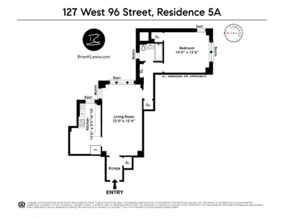 $649,000 | 127 West 96th Street, Unit 5A | Upper West Side