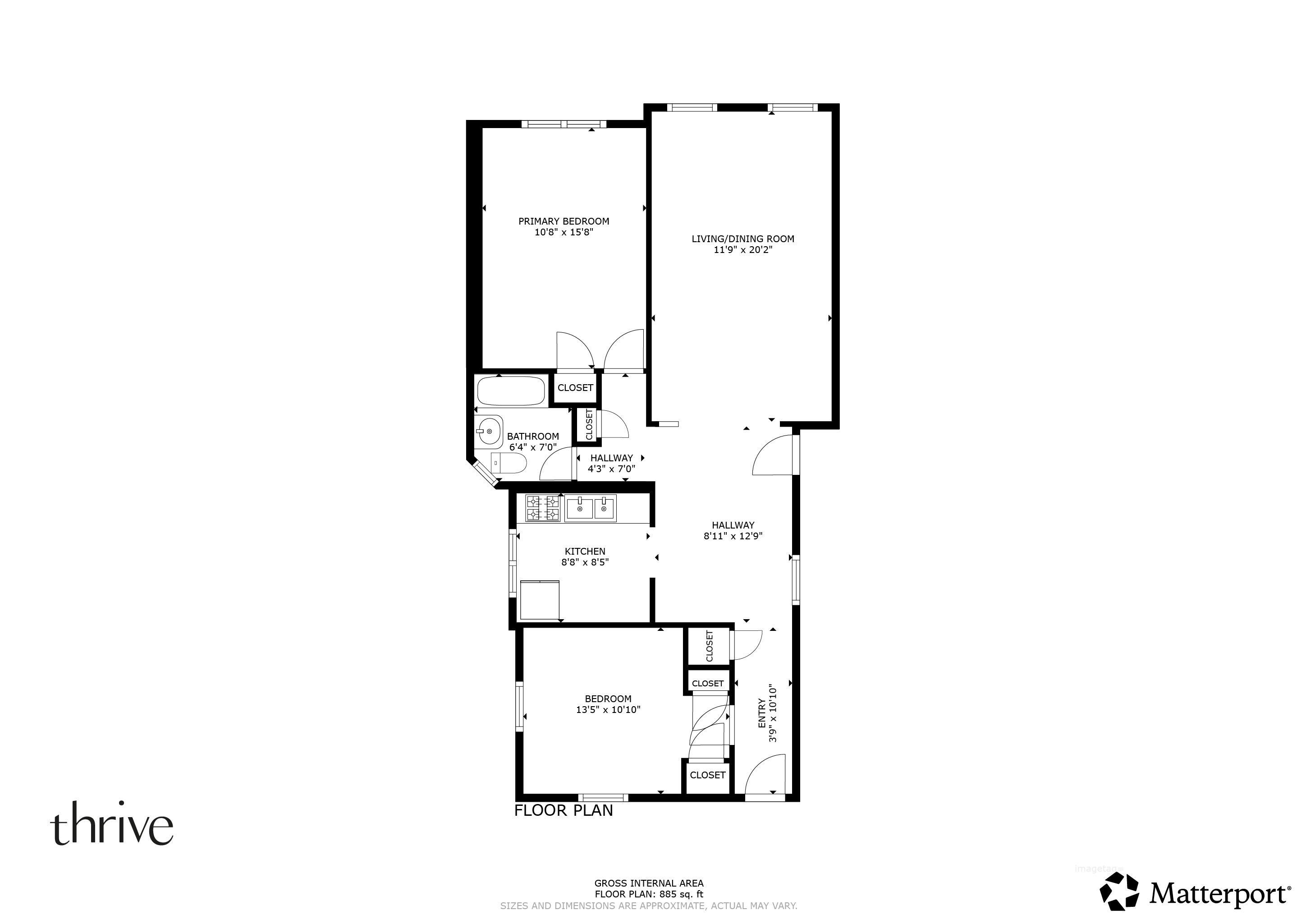 157 East 2nd Street, Unit 4B Manhattan, NY 10009 - Photo 3 of 3 a picture of a floor plan