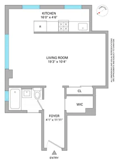 $420,000 | 233 West 99th Street, Unit 19A | Upper West Side