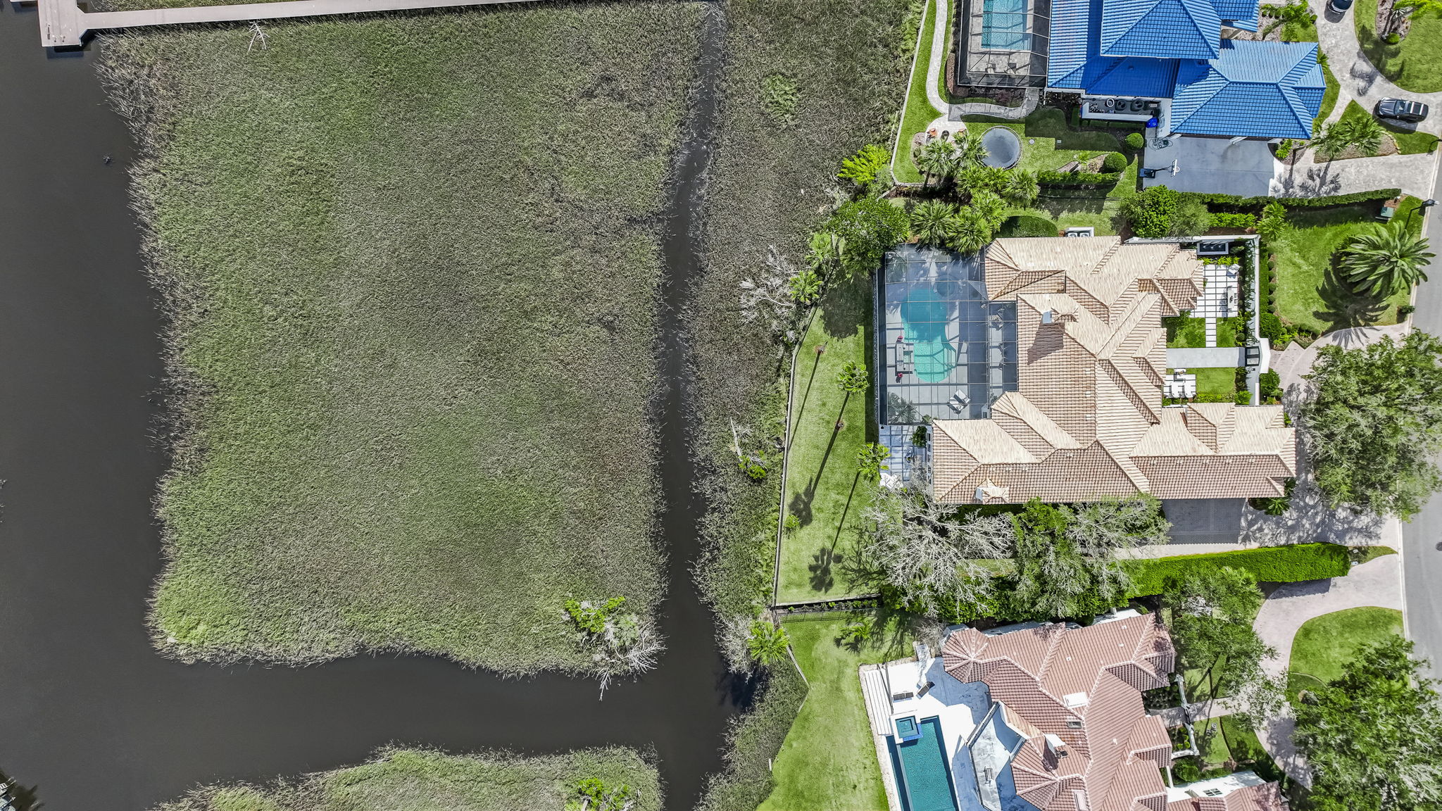 24624 Harbour View Drive Ponte Vedra Beach, FL 32082 - Photo 127 of 186 an aerial view of a house with a yard