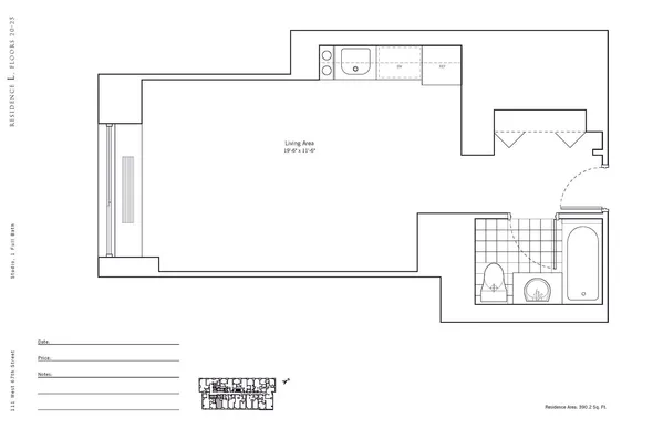 $750,000 | 111 West 67th Street, Unit 24L | Upper West Side