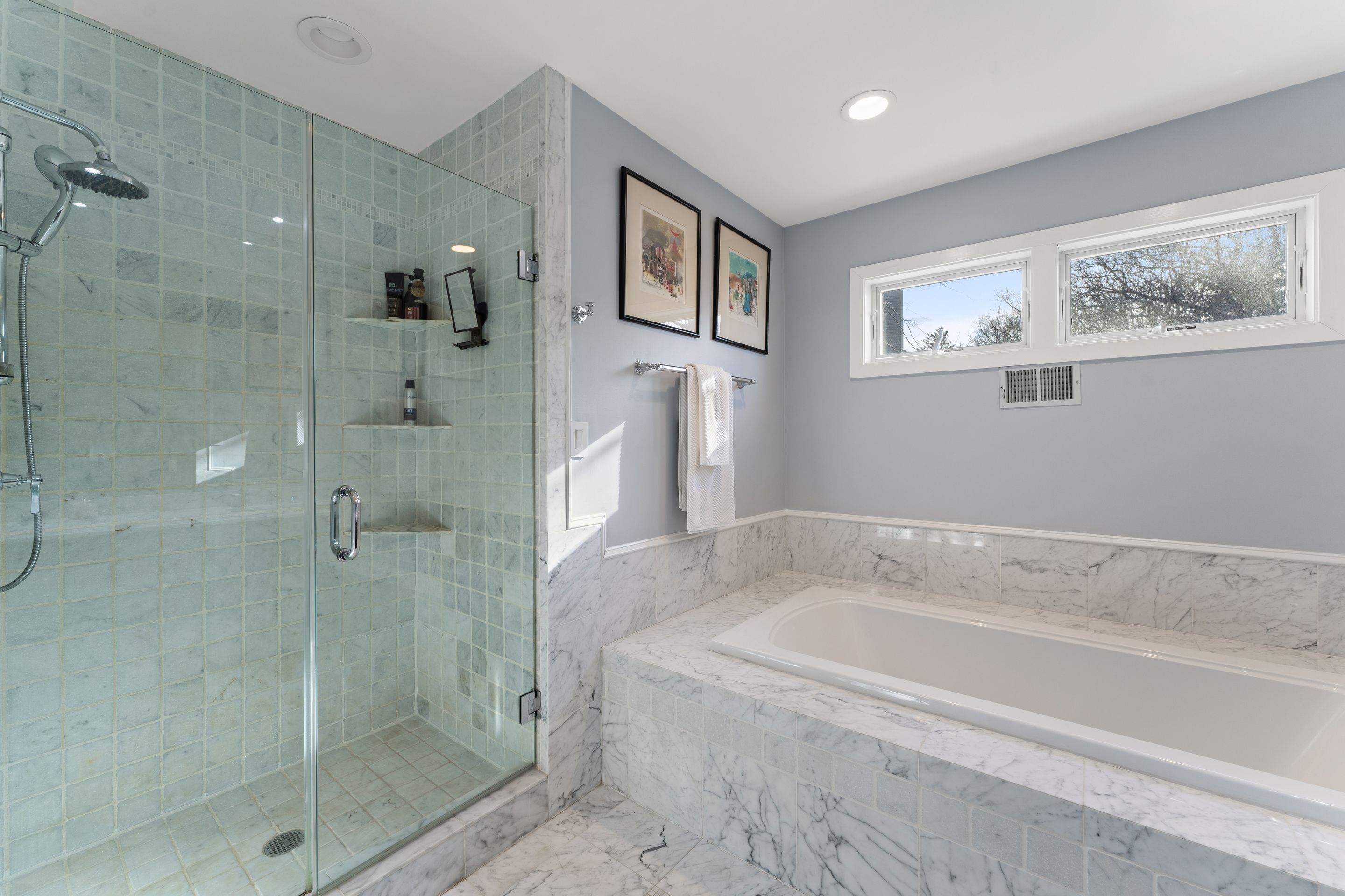 124 Boulder Ridge Road Scarsdale, NY 10583 - Photo 13 of 31 a spacious bathroom with a shower