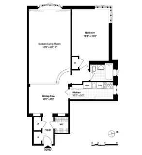 $849,000 | 155 West 20th Street, Unit 6H | Chelsea