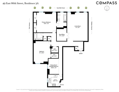$1,775,000 | 49 East 86th Street, Unit 3A | Upper East Side