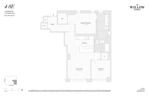 $2,120,000 | 201 East 23rd Street, Unit 5E | Gramercy