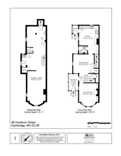 $1,989,000 | 48 Hawthorn Street, Unit 2, Cambridge, MA 02138