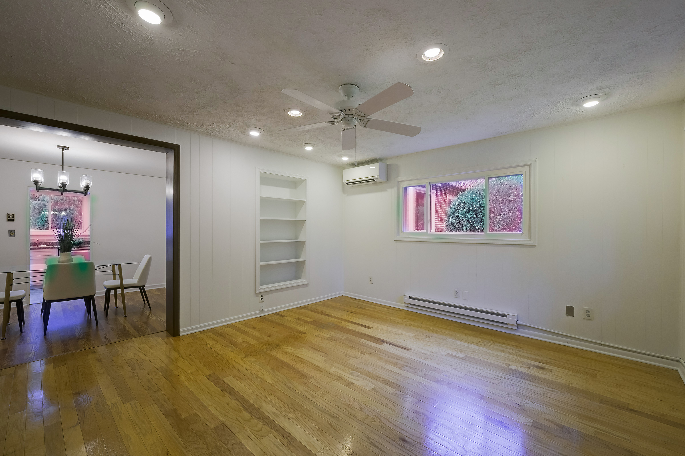 45 D Ridge Road Greenbelt, MD 20770 - Photo 24 of 35 a view of a livingroom with furniture and chandelier fan
