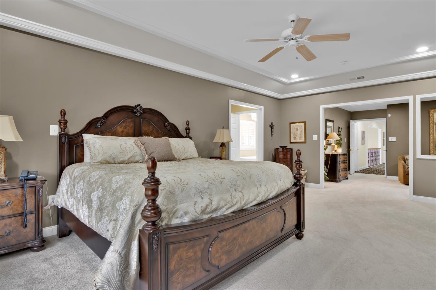 3 Pembroke Drive Voorhees, NJ 08043 - Photo 48 of 112 a spacious bedroom with a bed a window and dresser