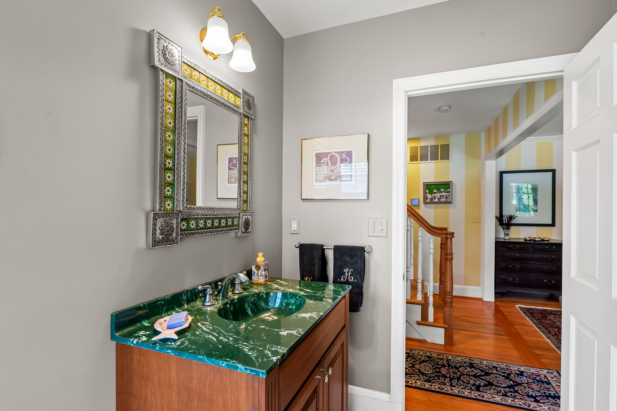 910 Army Road Towson, MD 21204 - Photo 28 of 62 view of living room with furniture and a fireplace