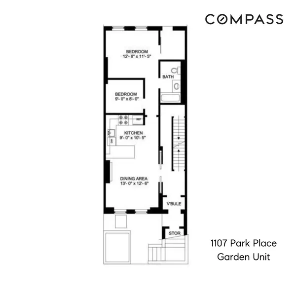 $3,300 | 1107 Park Place, Unit 1 | Crown Heights